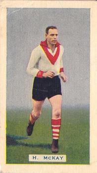 1935 Hoadley's League Footballers #9 Hec McKay Front